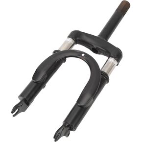 Mountain Bike Front Fork Hydraulic Shock Absorber, Fork Aluminum Alloy Shock Absorber Spring Front Suspension Fork for Electric Scooter Motorcycle 12 Inch Wheels,Golf