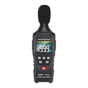 OXV Decibel Meter/Sound Pressure Level SPL Reader, Handheld Digital Measure Gauge, Measurement Range 30-130 dB(A Weighted), Accuracy 1.5dB, MAX/MIN and Data Hold Function