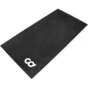 CyclingDeal High Density Trainer Floor Mat - Compatible with Indoor Exercise Stationary Bike Treadmill Elliptical Waterproof Gym Flooring Equipment - Indoor Cycle Stepper - 36" x 78" (91 x 199cm)