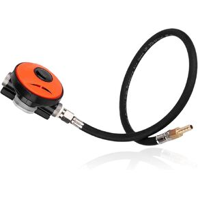Agatige Scuba Regulator, Scuba Dive Snorkel 2nd Stage Regulator Explorer Mouthpiece Diving Equipment Accessory Hookah Dive Regulator for Diving