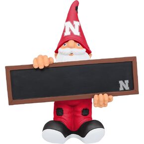 FOCO Nebraska Cornhuskers NCAA Chalkboard Sign Gnome