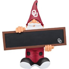 FOCO Oklahoma Sooners NCAA Chalkboard Sign Gnome