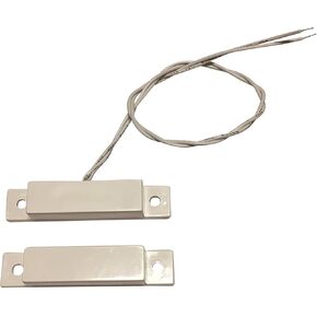 3 pcs Wired White Door Contacts Surface Mount NC Security Alarm Window Sensors.These ¾ inch Contact Position switches (DCS) Work with All Access Control and Burglar Systems