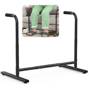 Couch Chair Sofa Stand Assist for Seniors, Height & Width Adjustable Couch Lift Assist for Elderly Mobility Sit to Stand(300LBs Loading, Polished White)