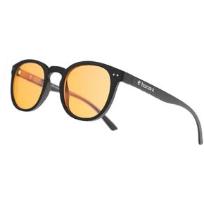Horus X ® • Round Blue Light Computer Glasses | Anti-Fatigue Screens| for Small Faces | Urban Amber