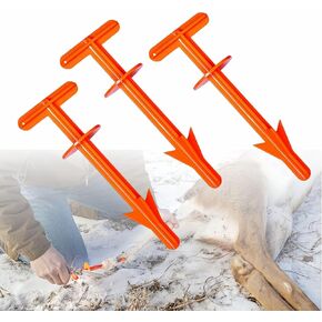Butt Out Tool - Deer Field Dressing Accessories for Large Animal Livestock Anal Cleaning, 3 Pcs