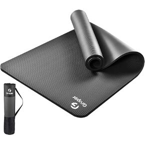 Thick Yoga Mat Non Slip, Large Size 72" L x 32" W x 0.6" TH, Premium Exercise & Fitness Mat with Carrying Strap and Bag,Workout Mats for Home