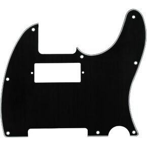 IKN 3Ply Black 8 Hole TL Mini Humbucker Pickguard with Screws Fit USA/Mexican TL Humbucker Pickguard Replacement
