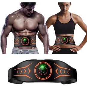 Ab Stimulator Belt,Fitness Belt-Fda Cleared,Best Ems Ab Stimulator,Enscul Vital Flex Core Ab Stimulator,For Man Woman Orange