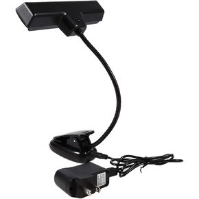 Portable AC 110V ~220V Headboard Lamp Clip-on Music Stand Light, Clip on Bed Light Clamp Light, for Bedroom Home(Battery clip 10 lights with USB+ power supply)