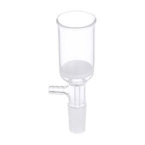 PATIKIL Buchner Funnel, 250ml Borosilicate Glass Buchner Filtering Funnel with Fine Frit(G3), 24/40 Standard Taper Inner Joint for Laboratory, Experiment, Clear, 75mm ID., 84mm Depth
