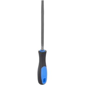 HARFINGTON Square File 8" High Carbon Hardened Steel Double Cut Hand Rasp with Plastic Handle for Deburring and Removing Material