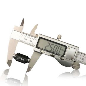 Electronic Digital Vernier Caliper Stainless Steel Measuring Tool 150mm Metric for Inside Outside Depth Length Height and Thickness Measurements