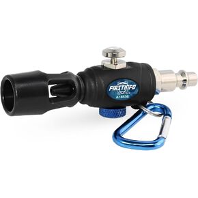 FIRSTINFO A18538US Mini Type Air Duster | Air Blow Gun, Flow Adjustable with High Flow Nozzle