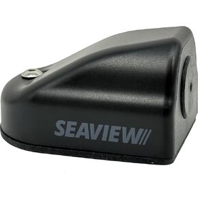 SEAVIEW | Horizontal (90 Degree) Cable Gland | Marine Grade Waterproof Cable Pass Through Cable Clam | CG2090 - Black Plastic