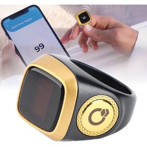 Digital Finger Clicker, Tally Counter, Smart Counter, Display, ABS, for Muslim Friends, for App Compatibility