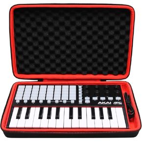LTGEM EVA Hard Case for AKAI Professional APC Key 25 MK2 USB MIDI Keyboard Controller - Travel Protective Carrying Storage Bag
