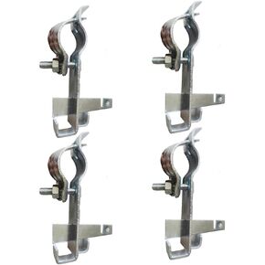 4PS Connector clamp-Climbing frame net connecting piece buckle- Hole plate Reinforced Joint Clamp-Connecting piece, Steel plate net connecting piece-Metallic Clamp Connector.