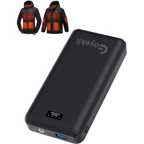 Heated Jacket Battery 12V 20000mAh, Battery Pack with USB DC Port,Power Bank for Heated Clothesses