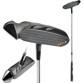 Golf Putter, Universal Putter for Right and Left Handers, Silicone Non-Slip Golf Grip for Men and Women, Center of Gravity, with Alignment Aid