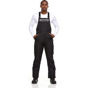 Arctic Quest Mens Insulated Snow and Ski Bib Overalls Snow Pants Snowboard Mens Overalls for Fishing, Hunting, Snowmobiling