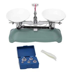 FLEXMAN Balance Scale, Mechanical Balance Tray Table Scale, Balance Beam Scale with Weight Kit for Chemistry Physical Experiment Teaching Supplies (100g)