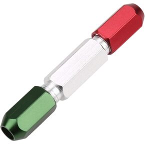 POCREATION Pin Gage Handle Pin Gage Handle Pin Gage Handle, Double End Aluminum Alloy Pin Gage Handle Cabinet Pull Pin Handle No Gauge Handle 0.3-16Mm(1-2Mm)