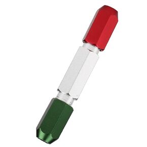 Garosa Pin Gage Handle Aluminum Alloy Double End Go No Go Gauge Handle Green Red Range 0.3-16mm Dimensional Measurement Gauges Gage Block Accessories (1-2mm)