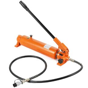 Hydraulic Hand Pump CP-700-2 10000psi, 3200CC Hydraulic Hand Pump Manual Lifting Pump, Ultra-high Pressure Hydraulic Hand Pump Kit with 2M/78.7" Oil Pipe Single Acting for Hydraulic Tools