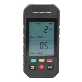 EMF Meter, Electromagnetic Field Radiation detector with Digital LCD Backlit Display Automatic Alarm, Handheld EMF Tester for Home Office EMF Inspections