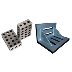 HHIP 9999-0007 6 X 5 X 4.5" Angle Plate & 01-02-2003 Block Set Matched Pair