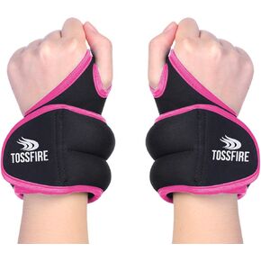 Wrist Weights with Thumb Loops Lock, 1lb*2 2lbs*2 Weighted Gloves for Running Strength Training Walking Exercises Jogging Gym Workout Cardio Exercises for Men Women