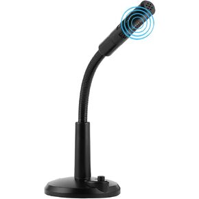 USB Microphone, Noise-Cancelling Wired Mic Condenser Mic Adjustables Recording Multipurpose Desktop Mic for Networks Chat Singing Gaming