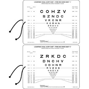 Sloan Letters ETDRS 2000 Series, Charts 1 and 2 Near Vision w/40cm (16 in.) cord