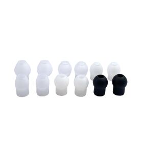 12 Pcs Stethoscope Ear Tips Replacements, 4 Sizes Soft Silicone Earplug Replacement Parts for Various Stethoscopes