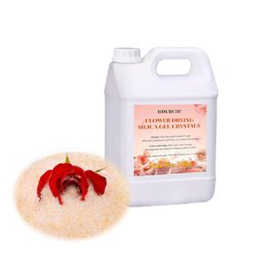 Silica Gel Flower Drying – 3 LB Silica Sand Flower Drying, Color Indicating Silica Sand for Drying Flowers, Flower Drying Silica for Wedding Decoration