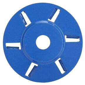 Wood Carving Disc, Steel 6‑Teeth Wood Shaping Disc Woodworking Milling Cutter Woodworking Tool Angle Grinder Accessories for Polishing All Kinds of Softwood Hardwood Woodworking