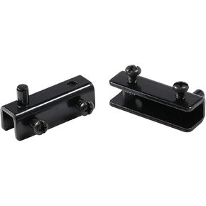 2PCS Glass Door Pivot Hinges 304 Stainless Steel Adjustable Glass Door Hinge Clip for Fixing 3-5mm Thick Bathroom Door Display Door Wine Cabinet Showcase