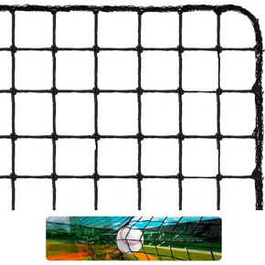Baseball Softball Backstop Nets, 10×10ft Heavy Duty Sports Netting Barrier, Nylon Baseball Netting, Sports Netting for Backyard(Net Only)