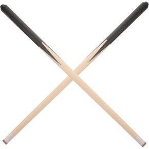 ifundom 2pcs Children's Billiard Stick Short Billiard Cue Reusable Mini Pool Cue Space Short Pool Cue Mini Pool Table Game Sticks Maple Pool Cues Billiards 48c Accessories Wood