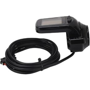S886 LCD Display Panel Lightweight LCD Display Panel with Thumb Throttle Headlight Connector for Electric