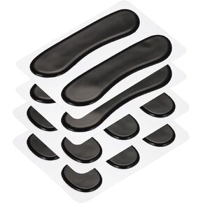MECCANIXITY 16 Pcs Drum Dampeners Gel Pads Silicone Mute Pads Drum Silencers Drum Dampeners Moon Gels Clear 30x25x3mm/98x22x2mm for Drums Cymbals Tone Control