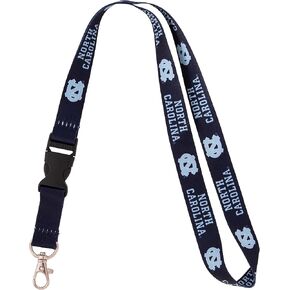 Desert Cactus University of North Carolina Lanyard UNC Chapel Hill Tar Heels Car Keys ID Badge Holder Keychain Detachable Breakaway Snap Buckle (Lanyard 3)