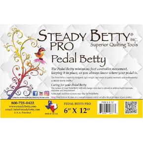 Steady Betty Inc. Steady Pro 6 in x 12 in Pedal Betty Notion, Grey
