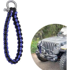 Paracord Winch Hook Pull for Jeep Winch Cable Handle Pull Strap