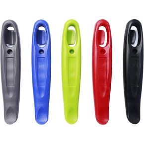 TTVVDS 5 Pack Ultra Strong Bike Tire Levers, Premium Plastic Bicycle Tire Lever Tyre, Professional Tire Changing Tool for All Bike Tires, Includes 5 Colors
