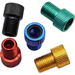 INNOLIFE Aluminum Presta to Schrader Converter Car Valve Adapter Bicycle Bike Tube Pump Air Compressor Tools (Blue)