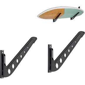 Multi Board Surf Rack Wall Mount for Surfboard, Wakeboard, Snowboard Storage, Adjustable Wall Hangers Boards Display