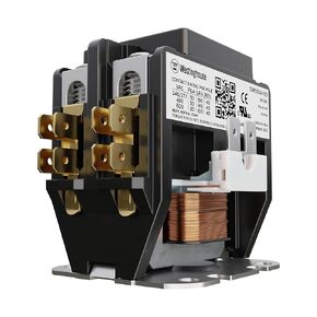 Westinghouse HVAC Contactor, 2 Pole, 30 Amp, 24V Coil, Line & Load Lugs, A2L Compliant Definite Purpose AC Contactor, UL Recognized & Approved for UL 60335