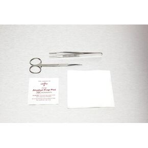Medline Floor Grade Suture Removal Trays, Case of 40 Each